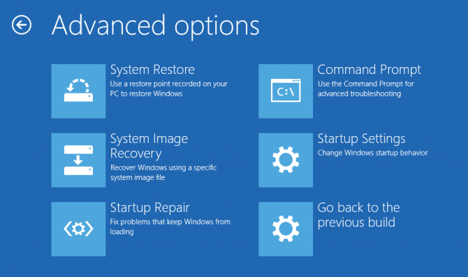 click on command prompt from the Advanced option screen
